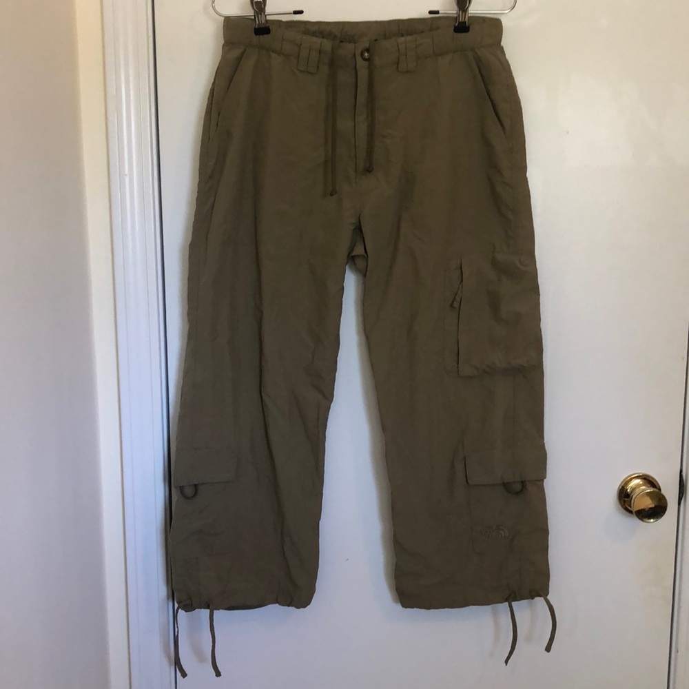 The Northface hiking capri Sz M olive